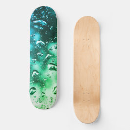 Skateboard Deck, Seafoam Raindros design