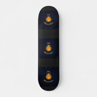 Skateboard Deck with Sol Brillo Sola Logo | Inspir