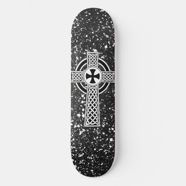 Skateboard dek av keltisk Sol Kor (Framsida)