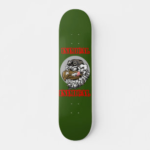 Skateboard-dek för skadlig fågelpilot mini skateboard bräda 18,5 cm