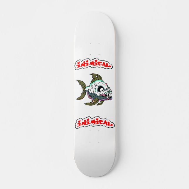 Skateboard-dekan för fisk mini skateboard bräda 18,5 cm (Framsida)