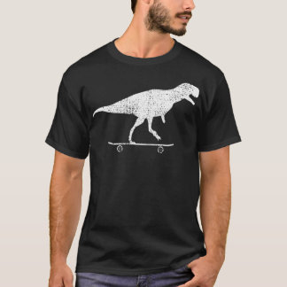 Skateboard Dino Gift Vintage T Shirt