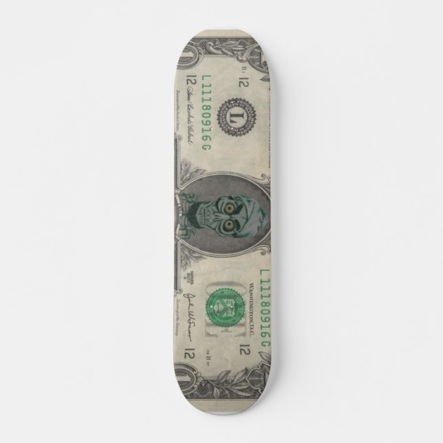 Skateboard, dollar mini skateboard bräda 18,5 cm (Framsida)