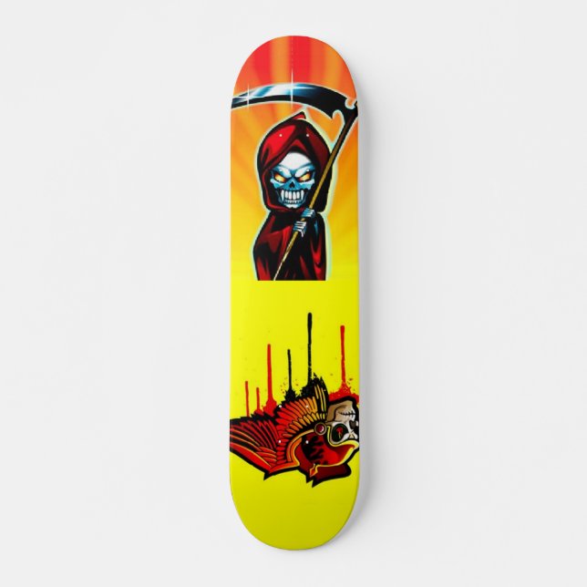 Skateboard döskallars Revenge Bräda 21,5 Cm (Framsida)