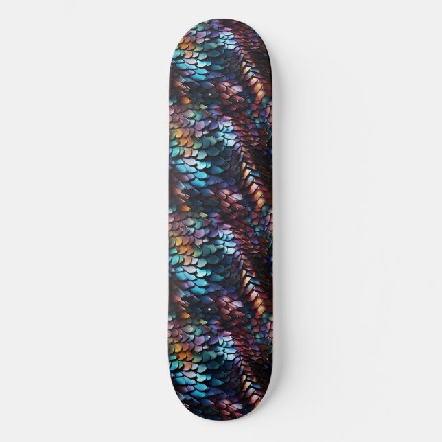 Skateboard Dragon Scales (Framsida)
