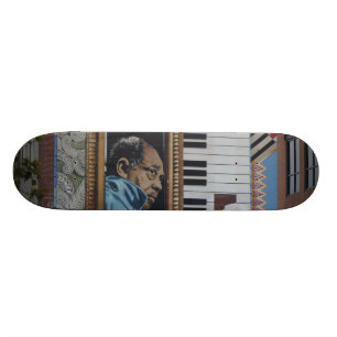 Skateboard, Duke Ellington väggmålning, DC Skateboard Bräda 19,5 Cm