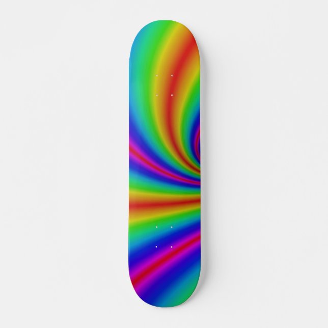 Skateboard fantastisk Rainbow Mönster Skateboard (Framsida)