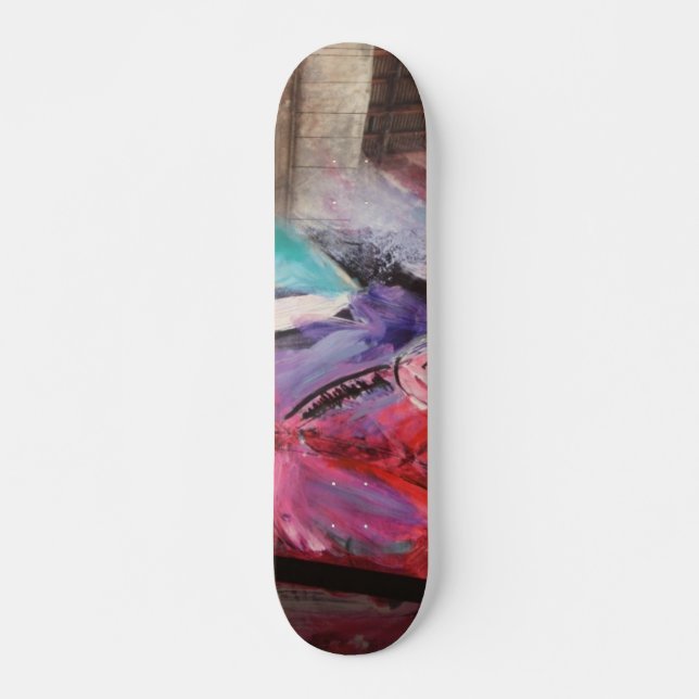 Skateboard färg bräda 20,5 cm (Framsida)