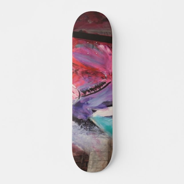 Skateboard färg bräda 21,5 cm (Framsida)