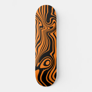 Skateboard Färg, svart och Orange