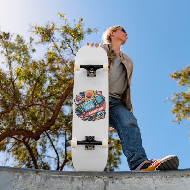 Skateboard - färgat skateboard-skateboard (Utomhus 1)