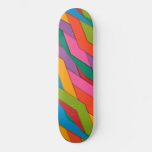 Skateboard färgstark