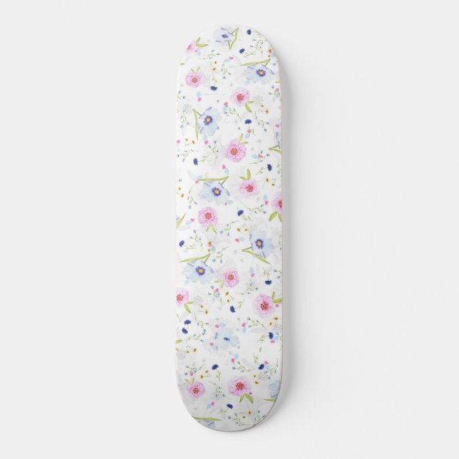 Skateboard, färska Garden Flowers Mini Skateboard Bräda 18,5 Cm (Framsida)