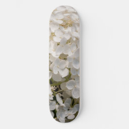 Skateboard, fleurs blanche skateboard bräda 20,5 cm