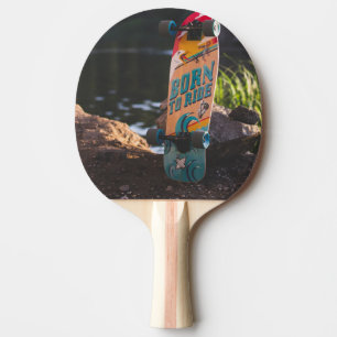 Skateboard, född till strand pingisracket