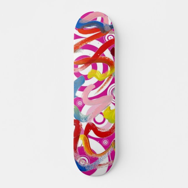 Skateboard för abstrakt Art (Framsida)