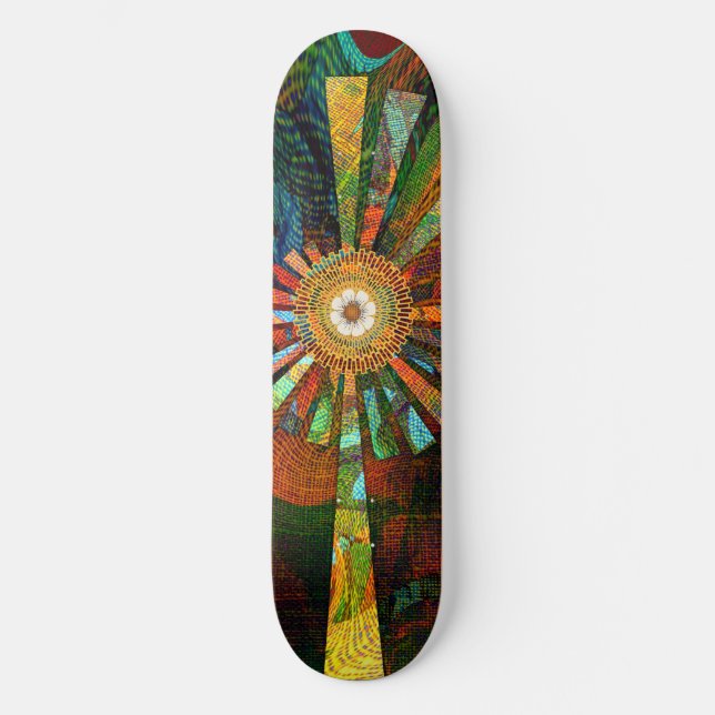 Skateboard för abstrakt Art (Framsida)