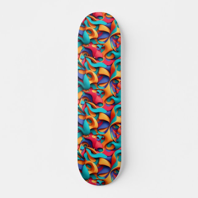 Skateboard för abstrakt Art (Framsida)