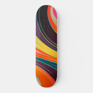 skateboard för abstrakt av cirkel