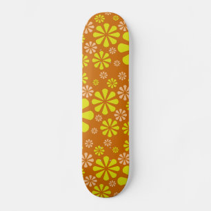 Skateboard för abstrakt blommor