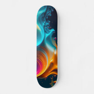 Skateboard för abstrakt Paint-drivning