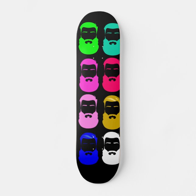 Skateboard för abstrakt utsida (Framsida)