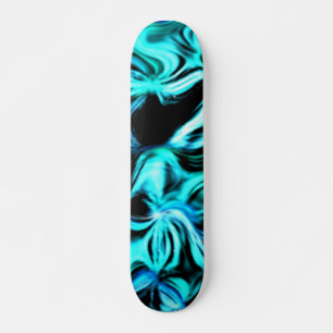 Skateboard för akvamarin