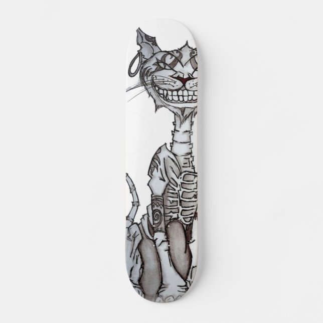 Skateboard för amerikanMcGee inspirerad Chesire Bräda 20,5 Cm (Framsida)