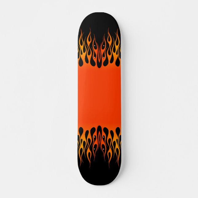 Skateboard för anpassningsbar Flames Bräda 21,5 Cm (Framsida)