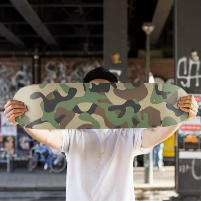 Skateboard för armékamera | Skateboard (Army Camo Skateboard Deck)