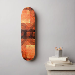 Skateboard för  av Abstrakt med fönsterljus Bräda 20 Cm