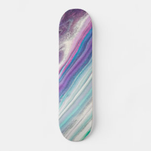 Skateboard för blå abstrakt av hallon