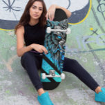 Skateboard för blå Varg<br><div class="desc">Den här designen kan vara personlig genom att välja anpassningsalternativet för att lägga till text eller göra andra ändringar. Om den här produkten har möjlighet att överföra designen till en annan artikel ska du vid behov justera designen så att den passar. Kontakta mig på colorflowcreations@gmail.com om du vill ha den...</div>