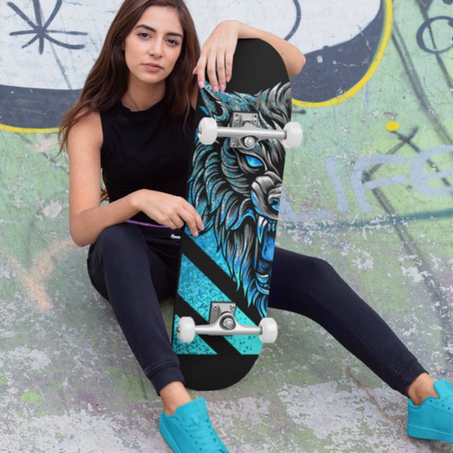 Skateboard för blå Varg (Skapare uppladdad)