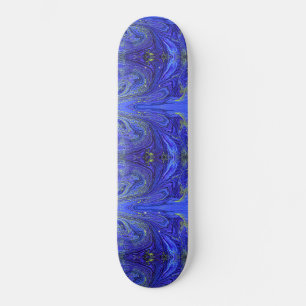 Skateboard för blåttgröntabstrakt