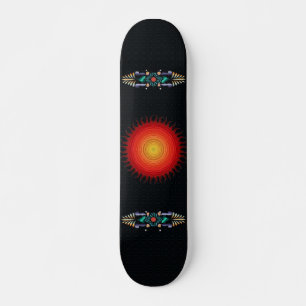 Skateboard för blommigt bräda 19,5 cm