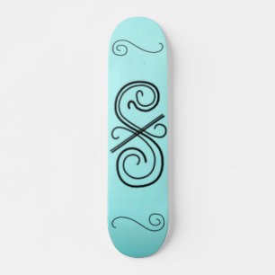 Skateboard för böjd linje