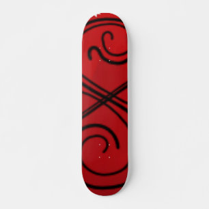 Skateboard för böjd linje