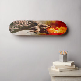 Skateboard för branddram-däck