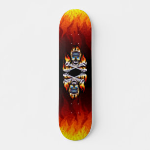 Skateboard för bränning av Döskallar