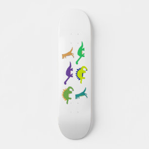 Skateboard för Bright Dinos (naturlig)