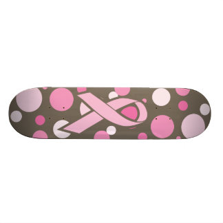 Skateboard för bröstcancermedvetenhet bräda 21,5 cm