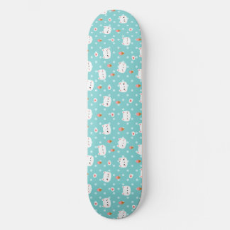 Skateboard for Cute Cat and Ice Cream Mönster