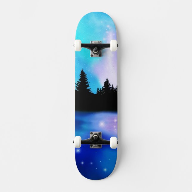 Skateboard för dagbrytningsreflektioner (Framsida)