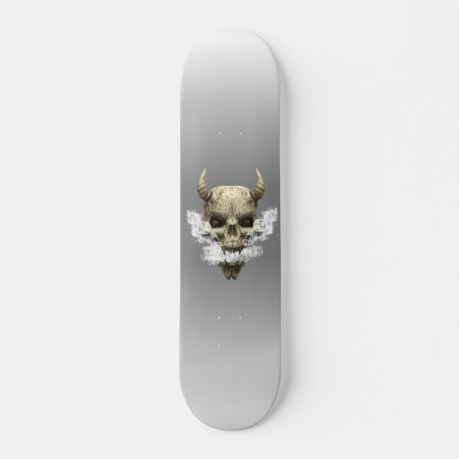 Skateboard för demon Skull-rökning (Framsida)