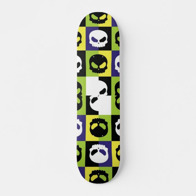 Skateboard för döskallar bräda 19,5 cm (Framsida)