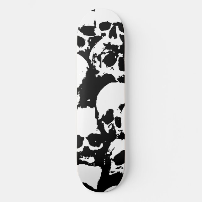 Skateboard för döskallar bräda 20 cm (Framsida)