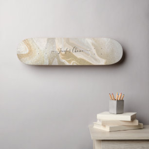 Skateboard för eget namn för ro Glitter