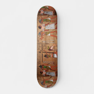 Skateboard för egypten-hieroglyfer