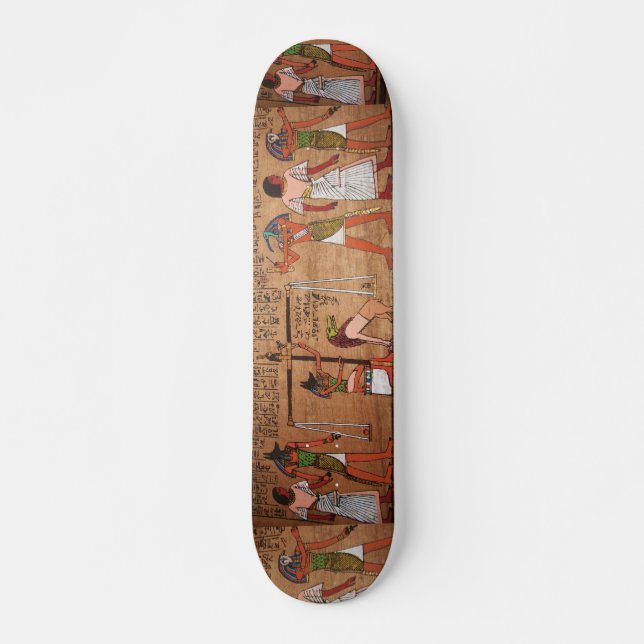 Skateboard för egypten-hieroglyfer (Framsida)